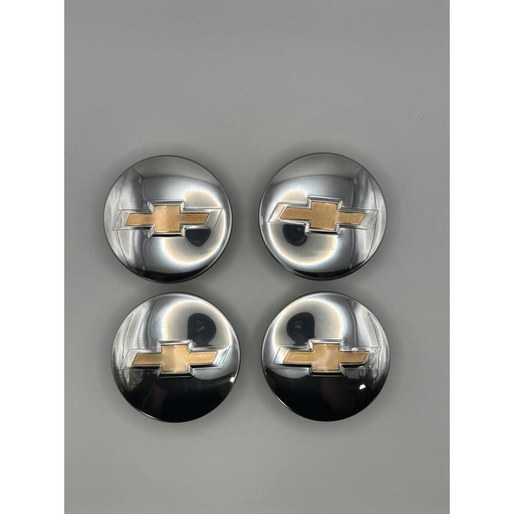 OEM Chevy Chrome Wheel Center Caps Set of 4 – 3.25" / 83mm – Hub Caps